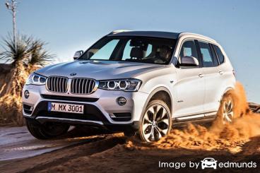 Insurance rates BMW X3 in Madison