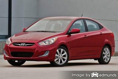 Insurance rates Hyundai Accent in Madison