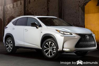 Insurance rates Lexus NX 200t in Madison