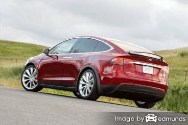 Insurance quote for Tesla Model X in Madison